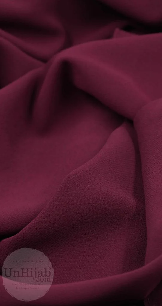 Hijab Mousseline Bordeaux Premium Collection – Image 4