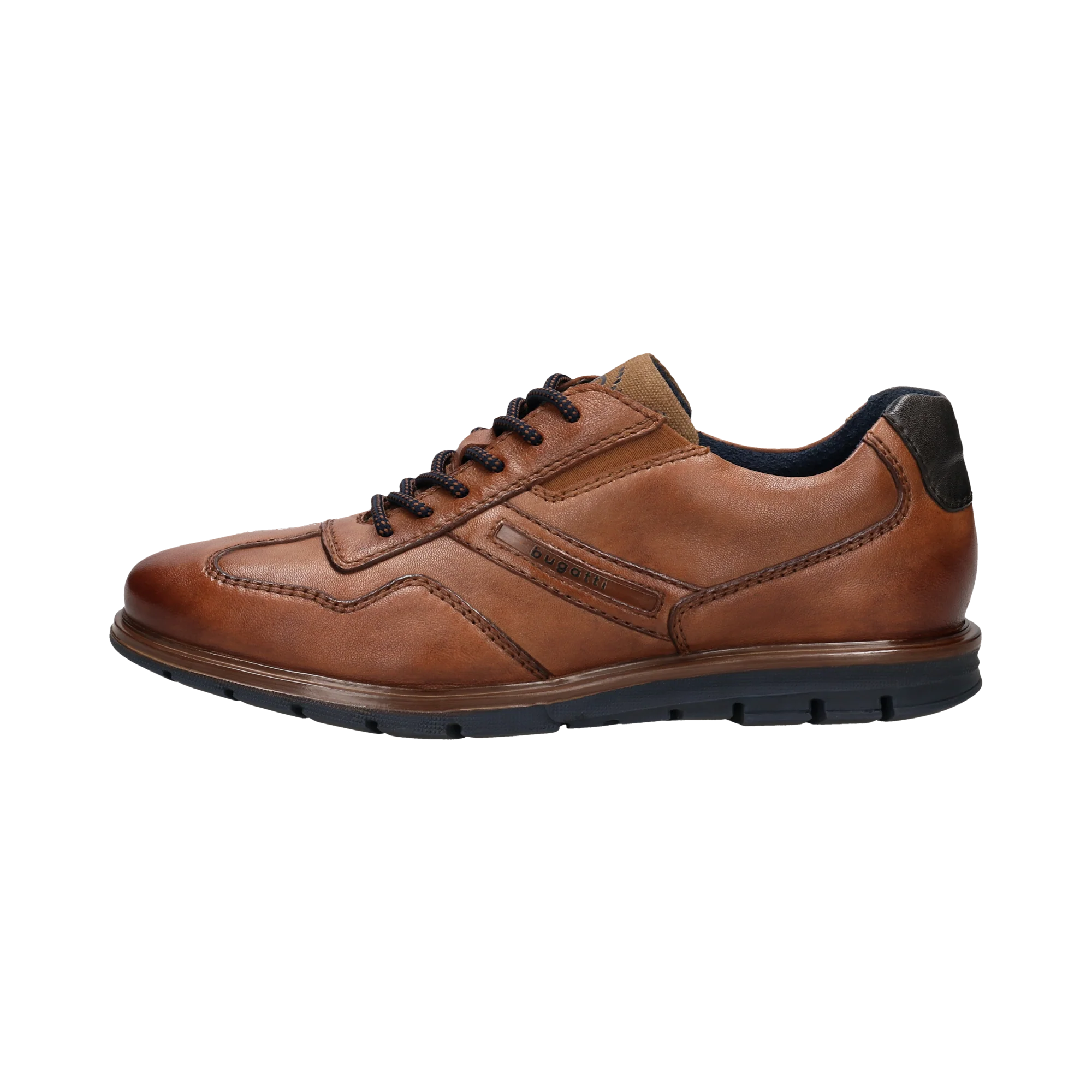 Leder Schnürer cognac