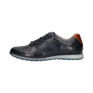 Leder Sneaker dunkelblau