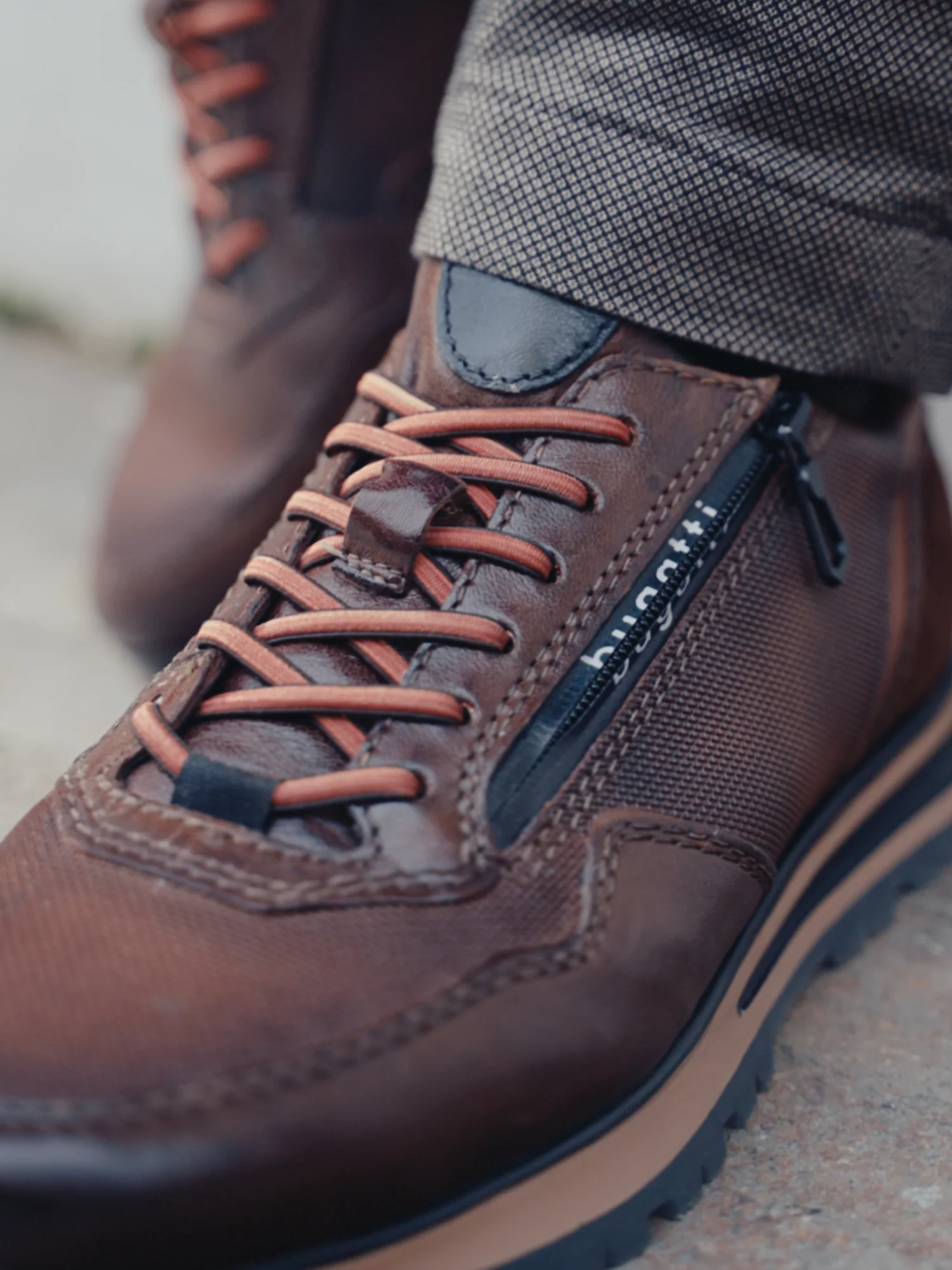 Leder Sneaker braun – Image 8