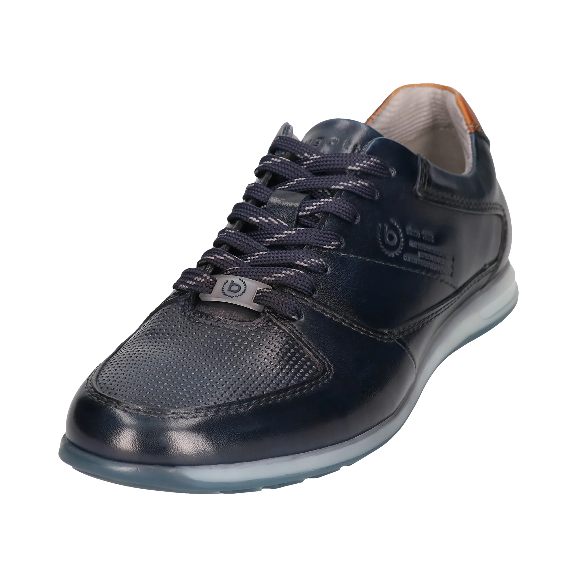 Leder Sneaker dunkelblau – Image 2