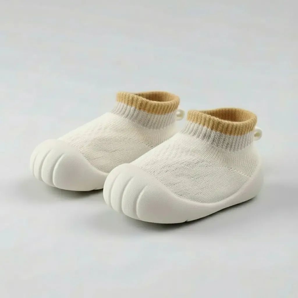 Chaussettes avec Semelle en Caoutchouc pour Bébé – Image 3