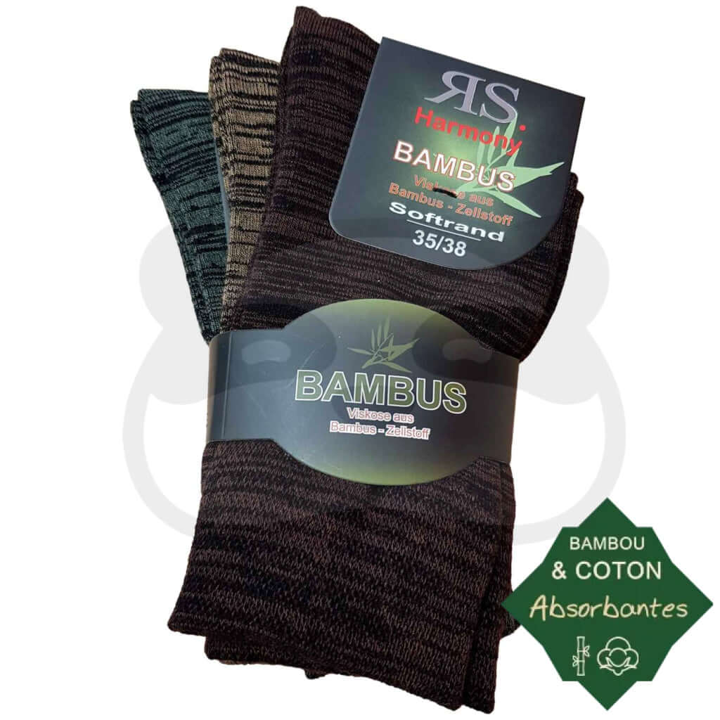 Chaussettes bambou coton fantaisie - 3 paires – Image 5