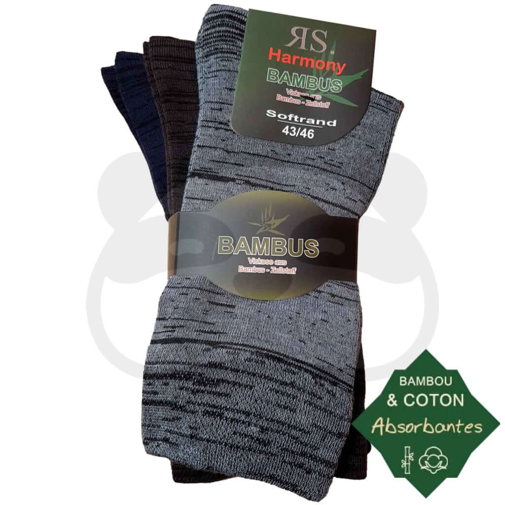 Chaussettes bambou coton fantaisie - 3 paires – Image 4