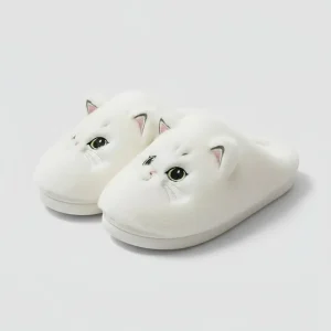 Chaussons Chat d'hiver pour Femme