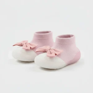 Chaussons Chaussettes à Noeud pour Fille