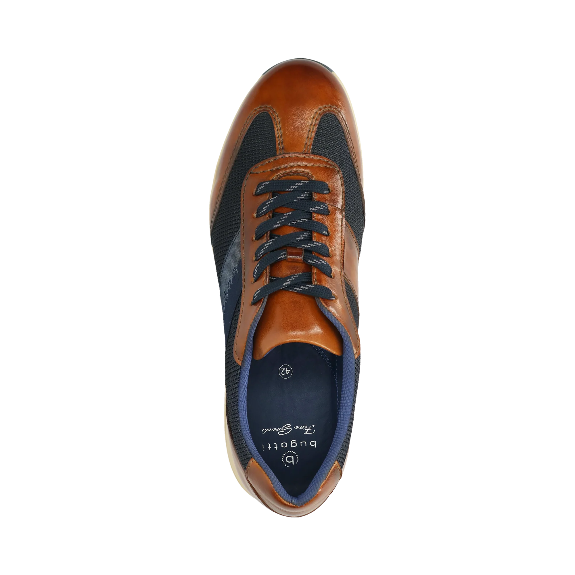 Leder Sneaker cognac – Image 6