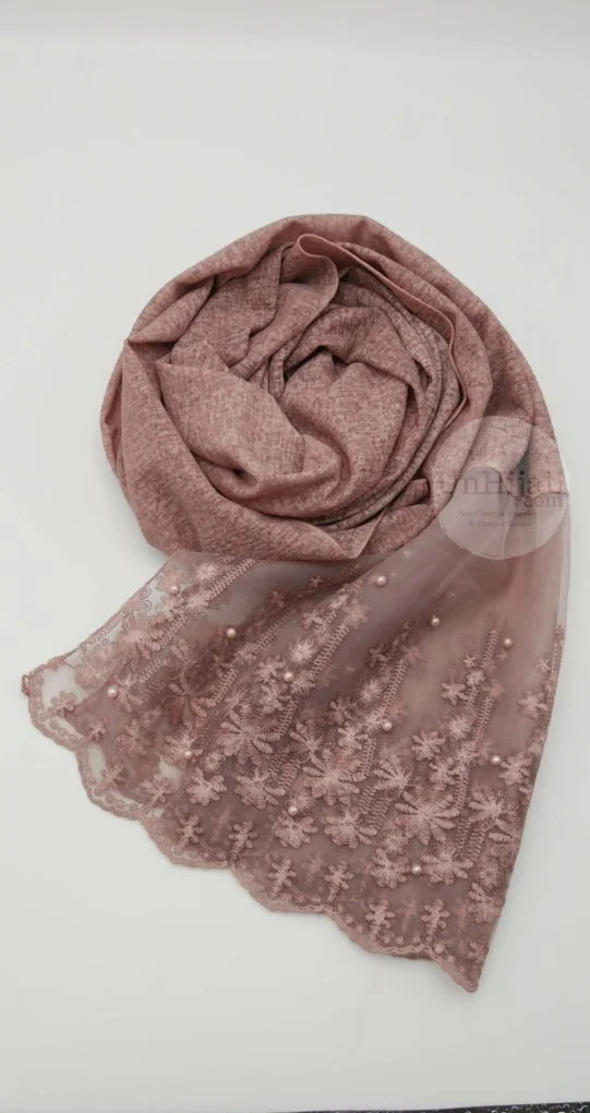 Voile Collection Dentelle Rose Vintage – Image 2