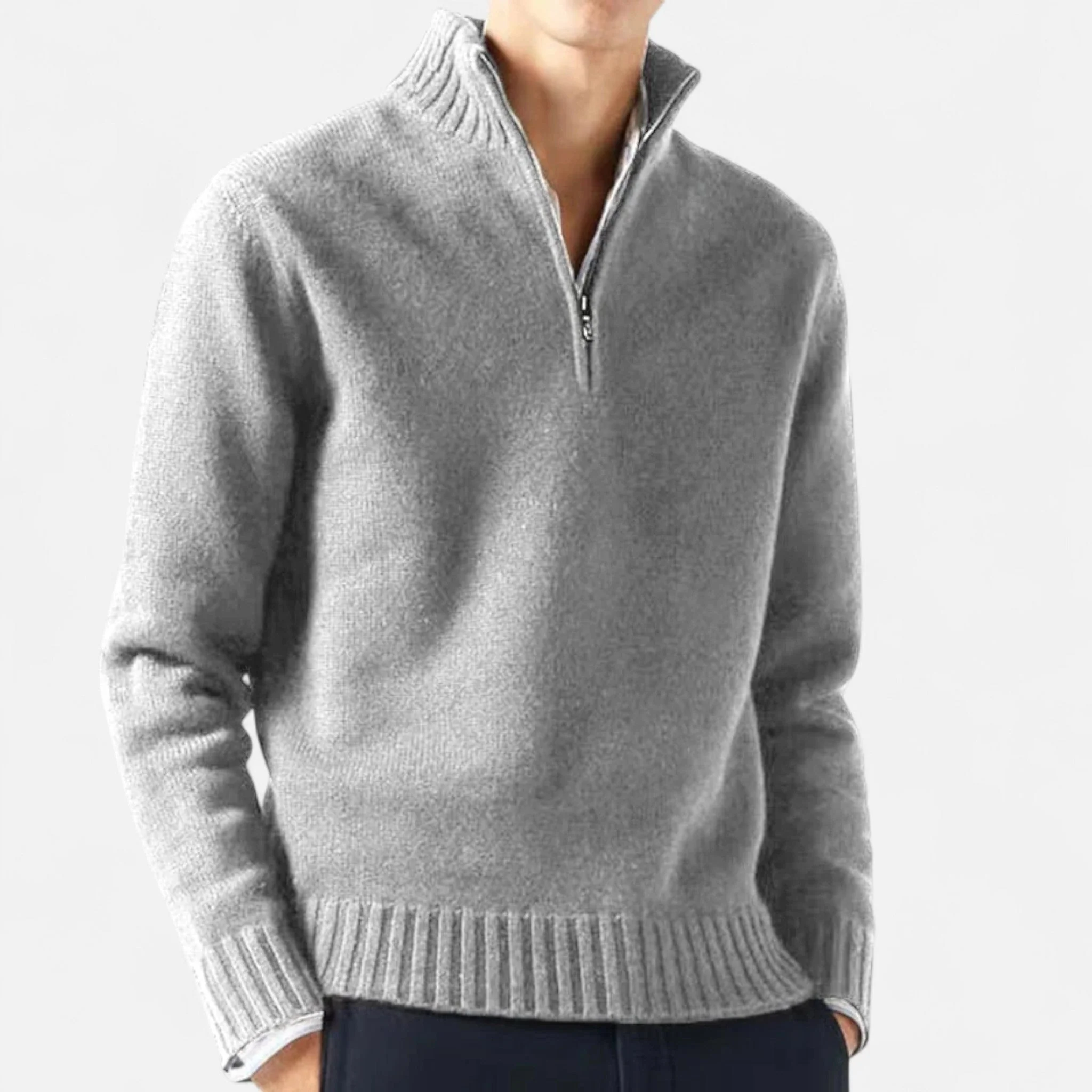Laurior | Pull Homme à Manches Longues en Maille – Image 2