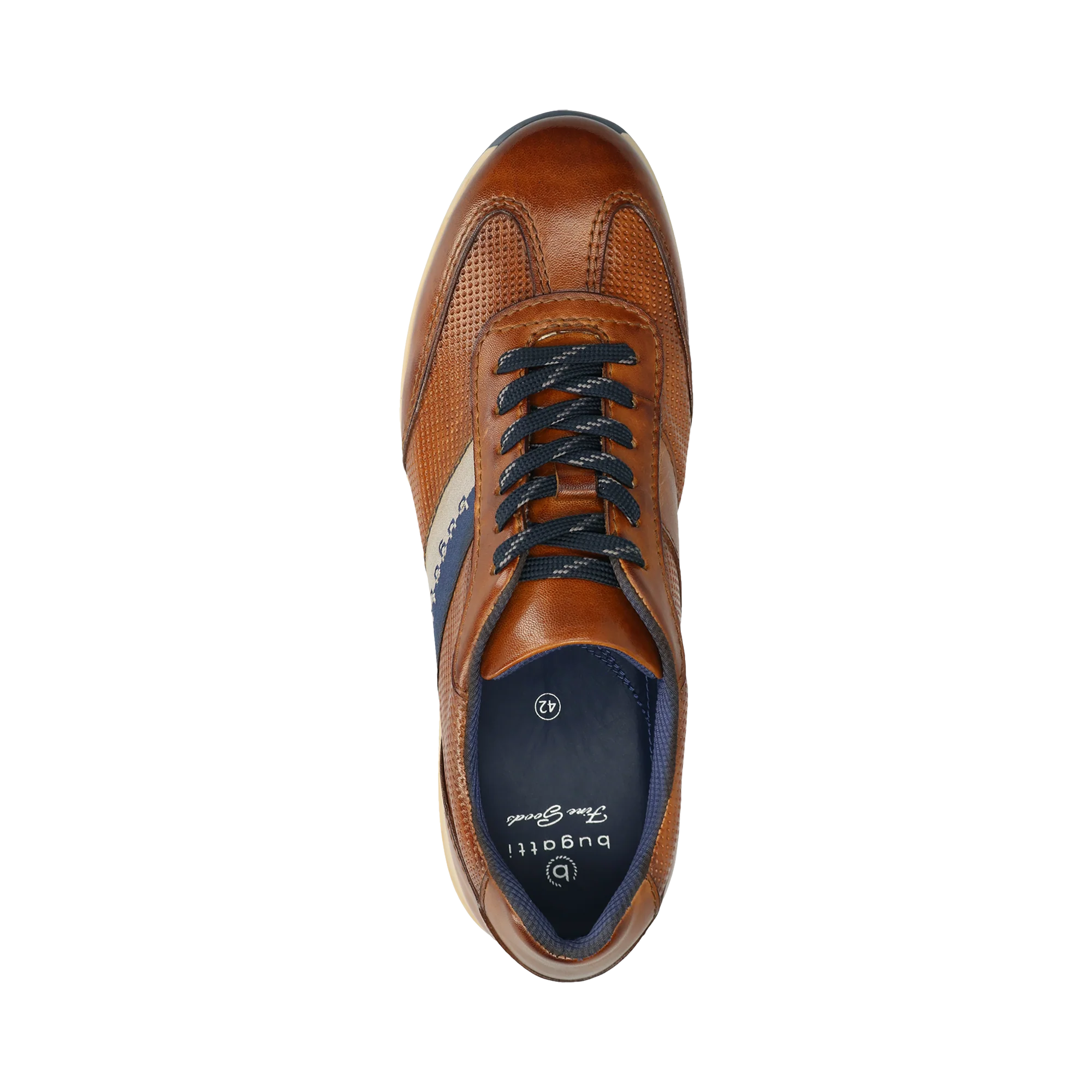 Leder Sneaker cognac – Image 6