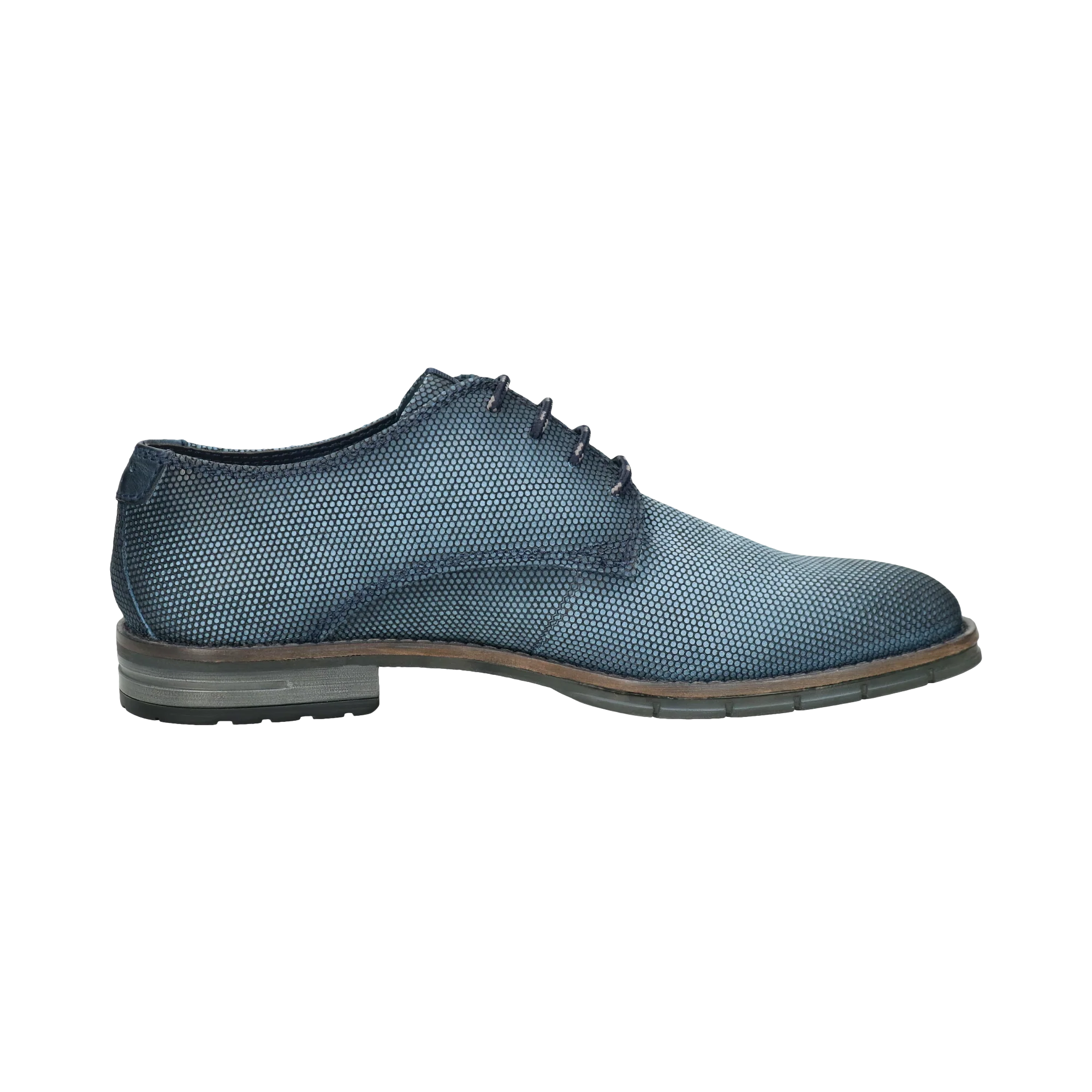 Leder Schnürer blau – Image 4