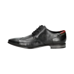 Leder Business Schnürer schwarz