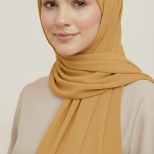 Hijab Mousseline Camel Collection XL