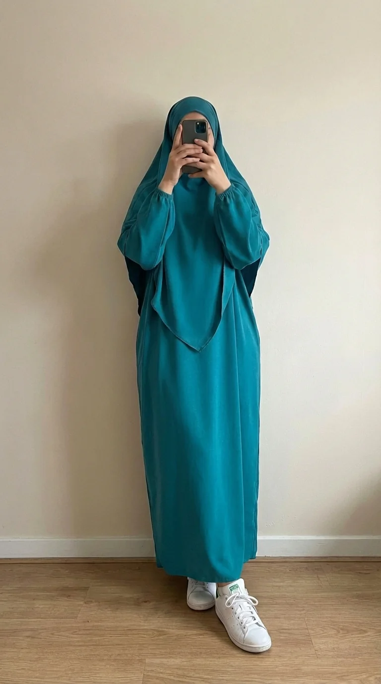 Jilbeb bleu canard jazz – Image 2