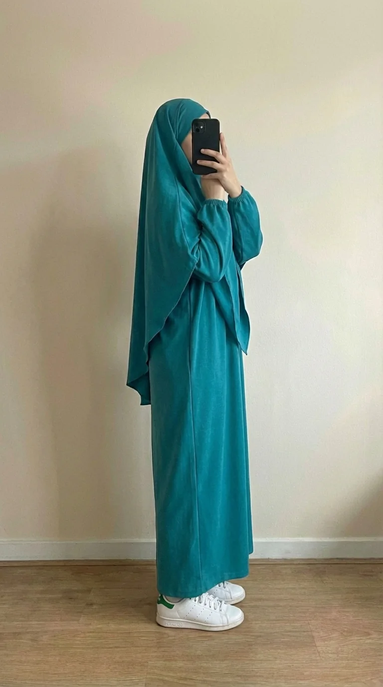 Jilbeb bleu canard jazz – Image 3