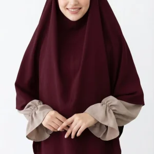Khimar soie de médine Bordeaux
