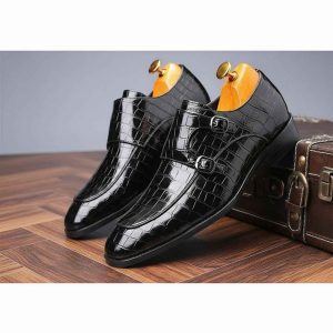 Mocassins Homme Cuir Crocodile - élégance pour vos soirées et affaires