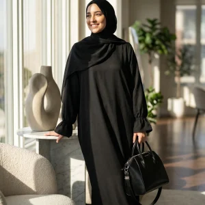 Robe Abaya Noire  Jazz