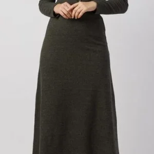 Abaya légèrement évasée Kaki